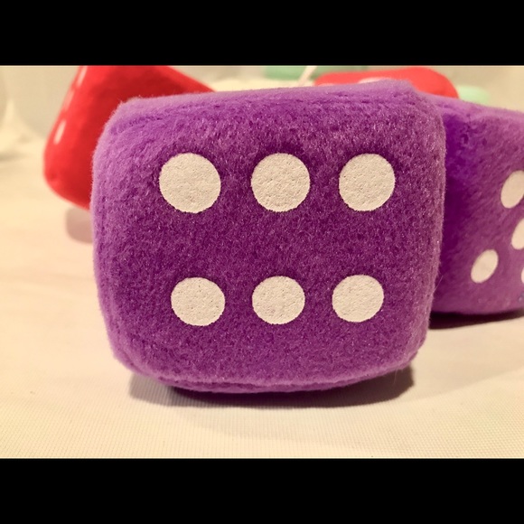 Hanging Fuzzy Dice - Picture 2 of 3